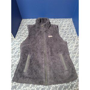 Patagonia Los Gatos El Cap Navy Blue Deep Pile Full Zip Vest Size Medium Used